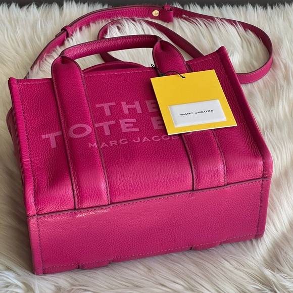 💰SOLD - H009L01SP21 - Marc Jacobs The Leather Small Tote Bag - Picture 8 of 15